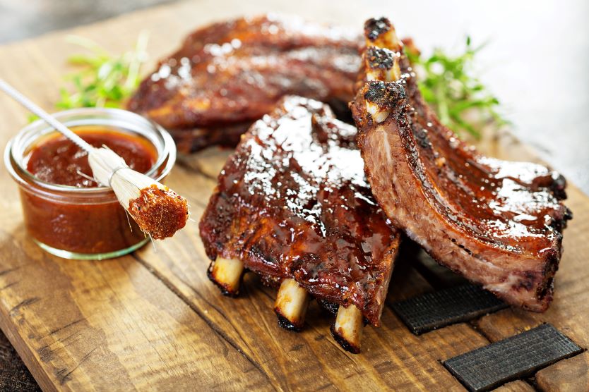 BBQ-Sauce spareribs