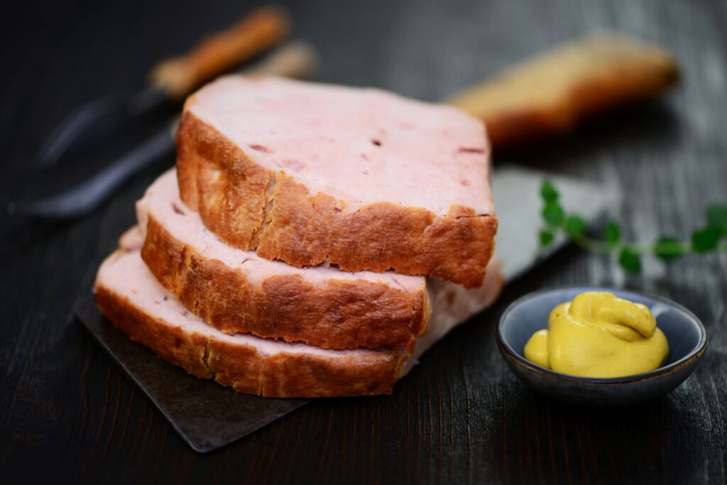 Bier passt zu Wurst Fleischkase