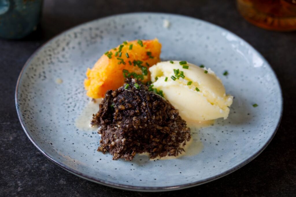 Bier passt zu Wurst Haggis